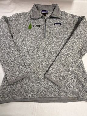 Patagonia Men's Heather Gray Quarter-Zip Fleece Pullover